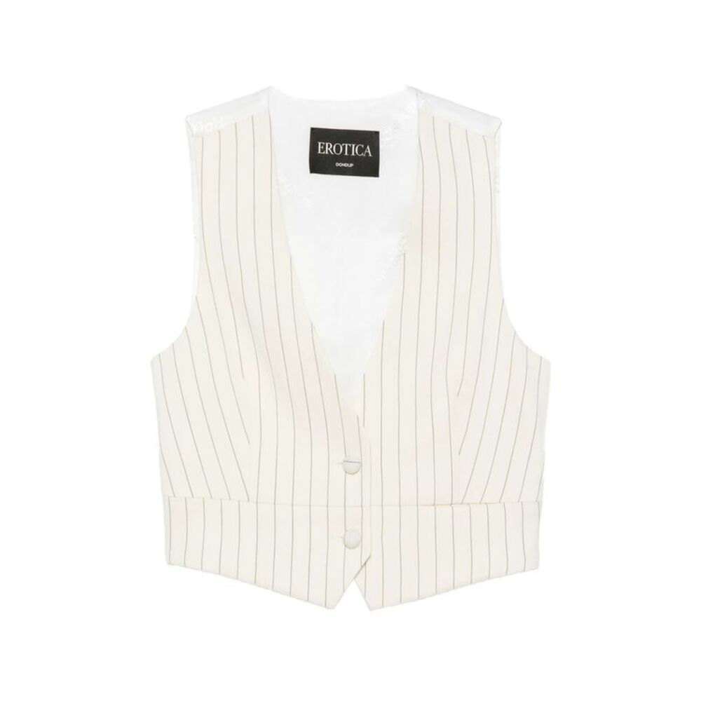 Dondup Neutrals Jackets - Waistcoat & Gilets Women